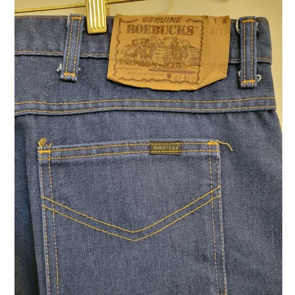 Vintage 1970's Sears Roebucks Men's Jeans W42 L 30 - Picture 3 of 7
